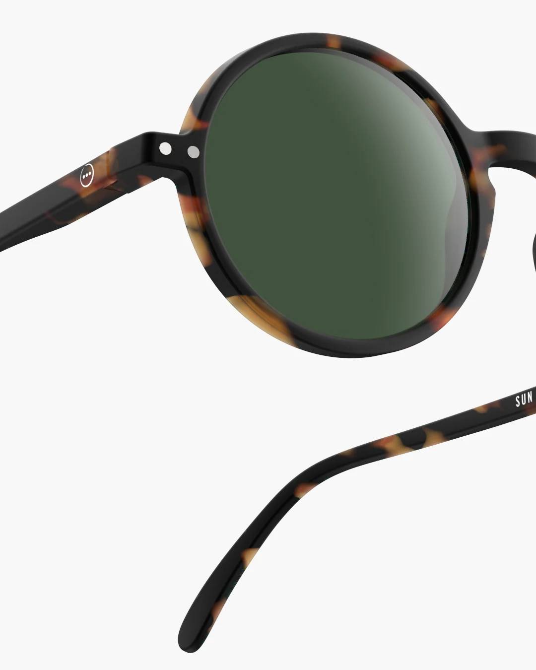G SUN Tortoise Green Lenses