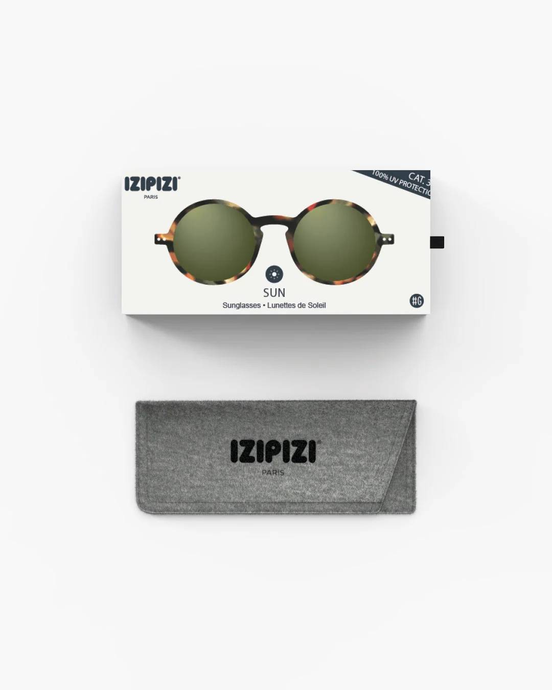G SUN Tortoise Green Lenses