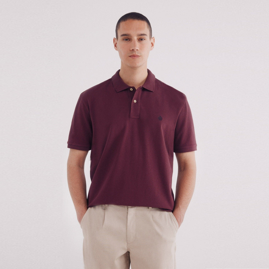 M RECONSIDER BASIC PIQUE POLO SHIRT