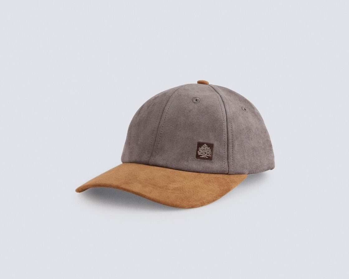 M SUEDE BRIM BASEBALL CAP