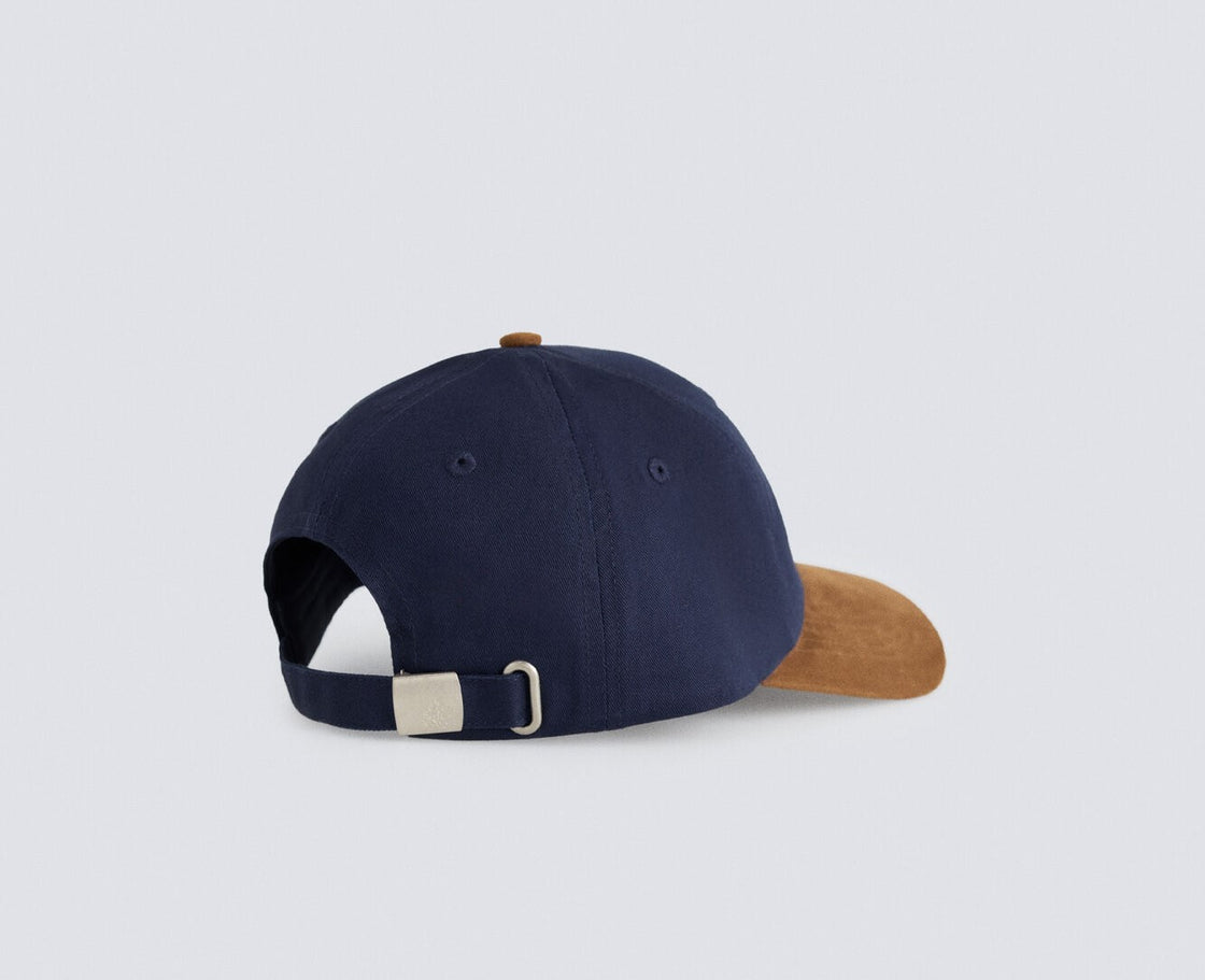 M SUEDE BRIM BASEBALL CAP