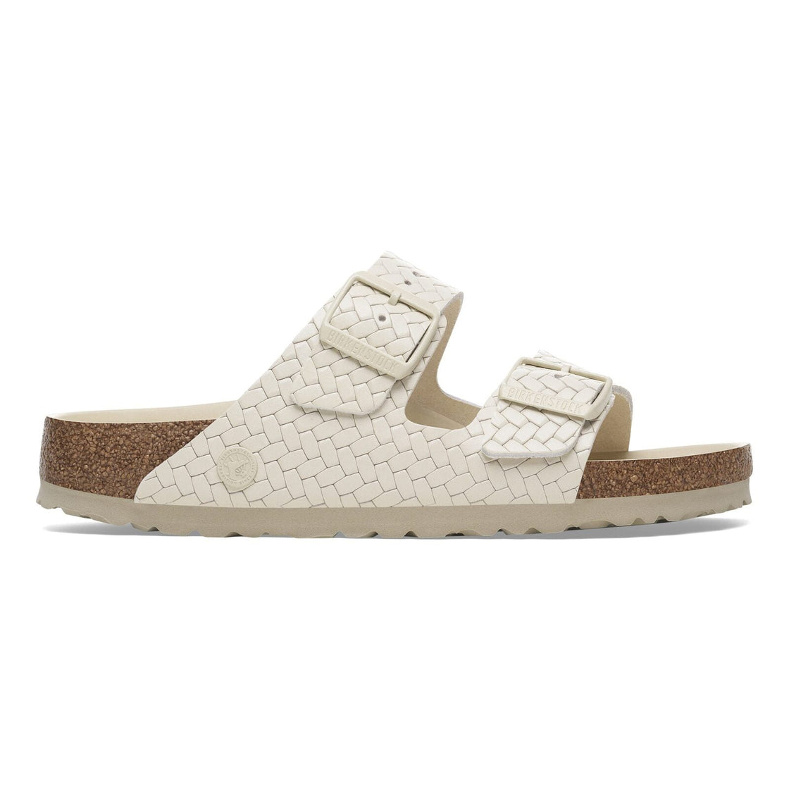r1029172  n1029152ARIZONA HEXWOVEN EMBOSS ECRU | NATURAL LEATHER EMBOSSED