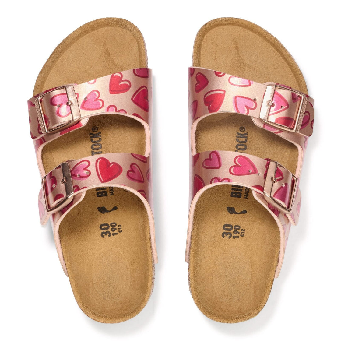 r1030434  n1030445ARIZONA KIDSELECTRIC METALLIC HEARTS COPPER | BIRKO-FLOR