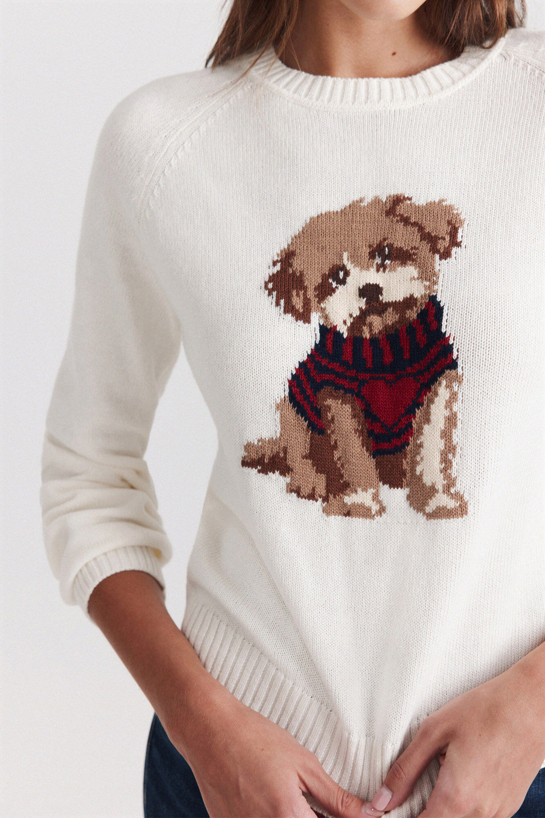 W CUTE ANIMAL SWEATER
