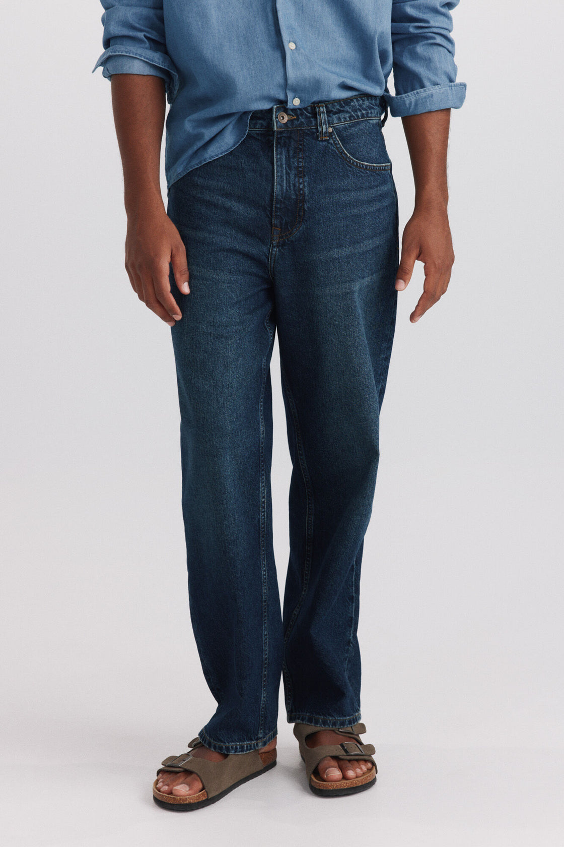 M WIDE LEG FIT JEANS
