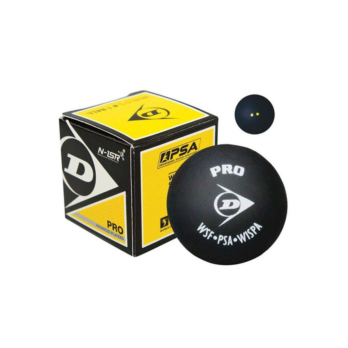 9700108000 SB DUNLOP PRO SQ BALL 2Y DOTTS