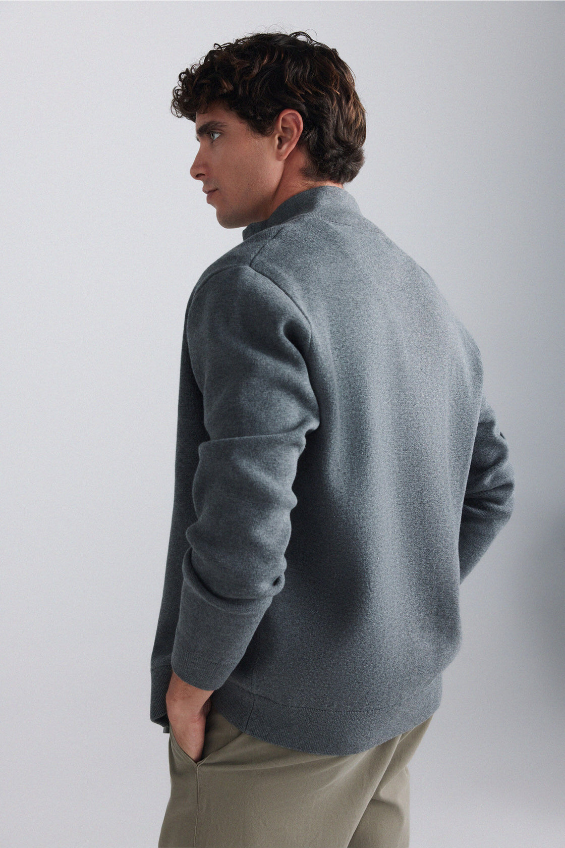 M ZIP UP MILANO CARRDIGAN GG12