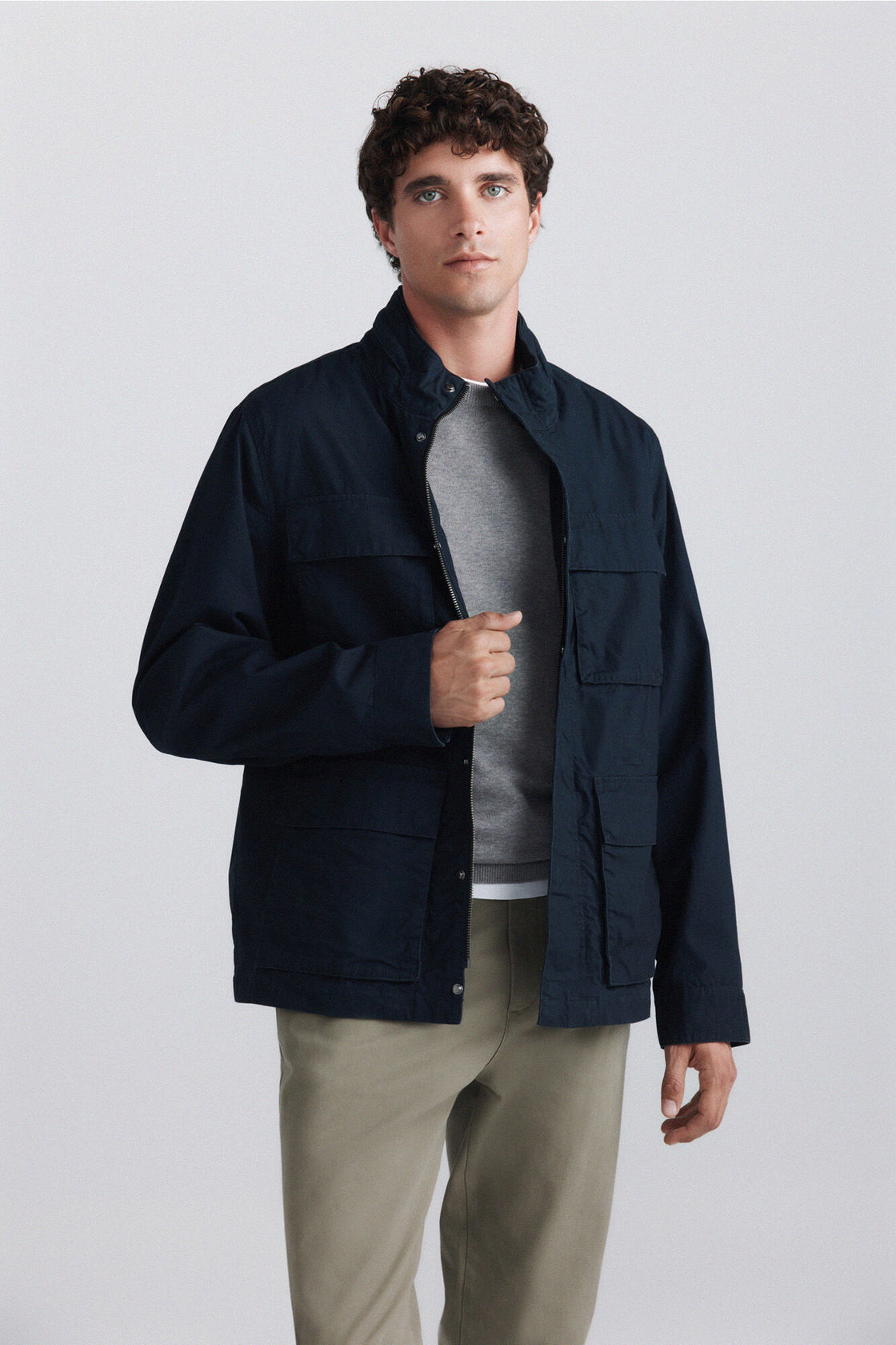 M 4 POCKETS COTTON FIELD PARKA