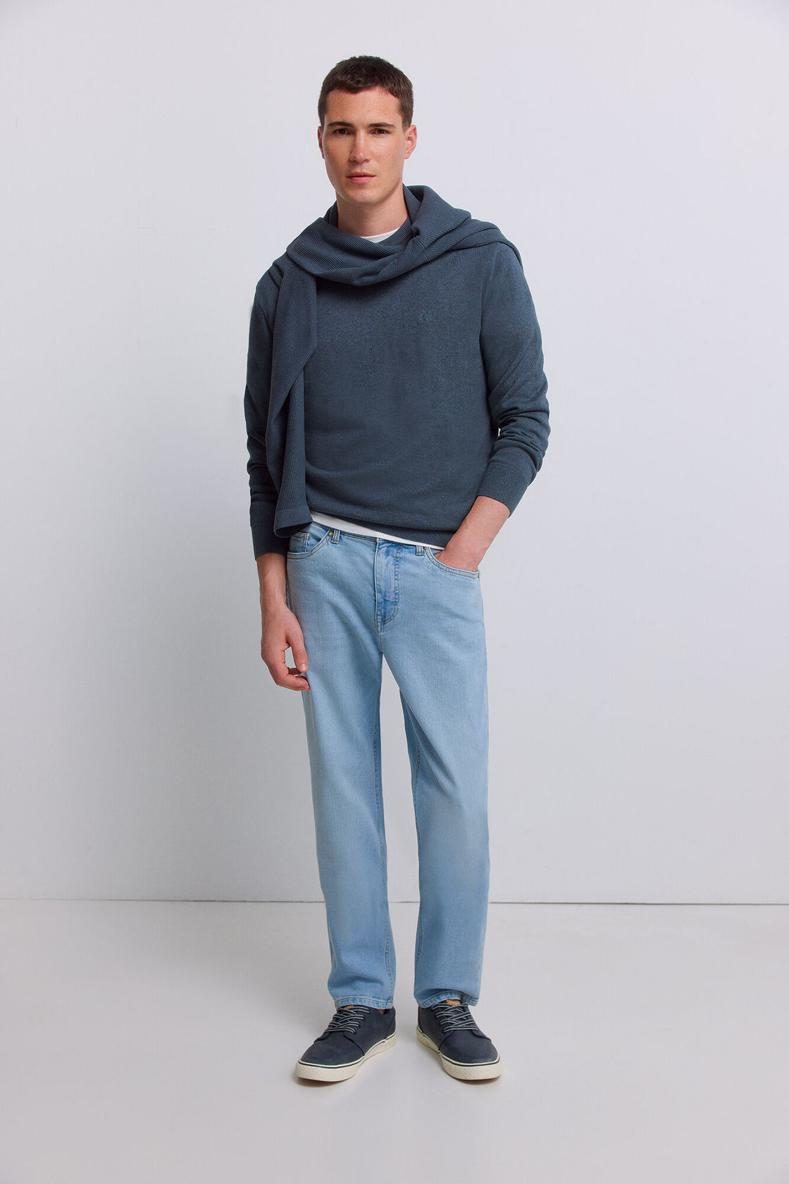M CREW NECK BASIC PULLOVER GG12