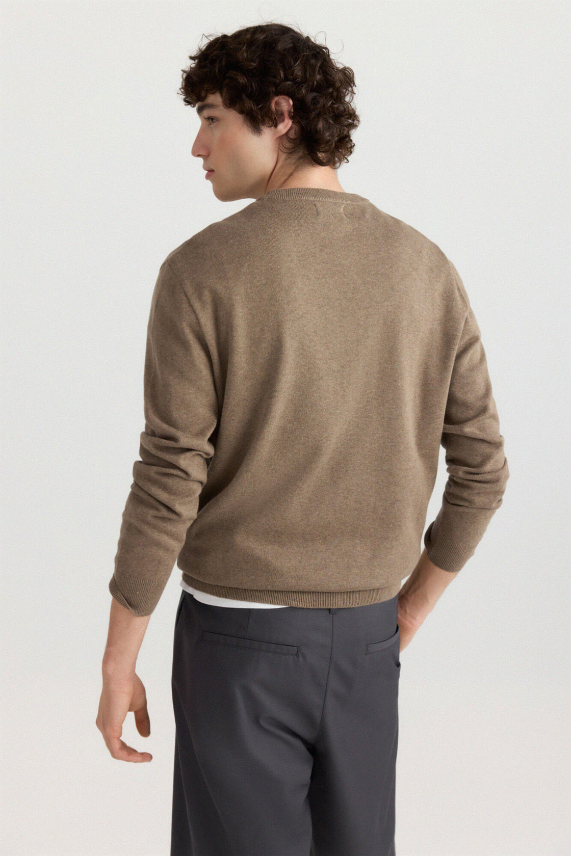 M CREW NECK BASIC PULLOVER GG12