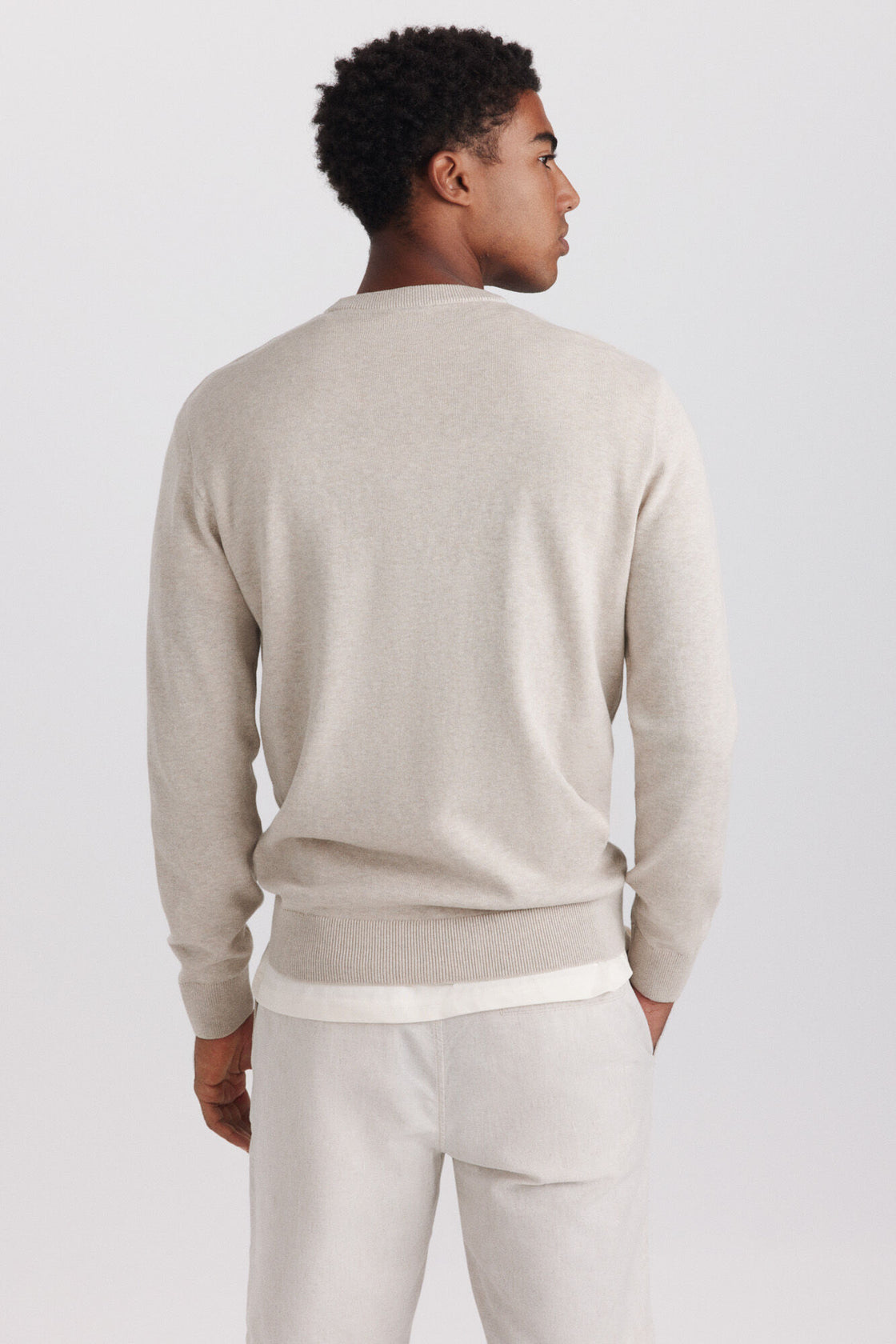 M CREW NECK BASIC PULLOVER GG12