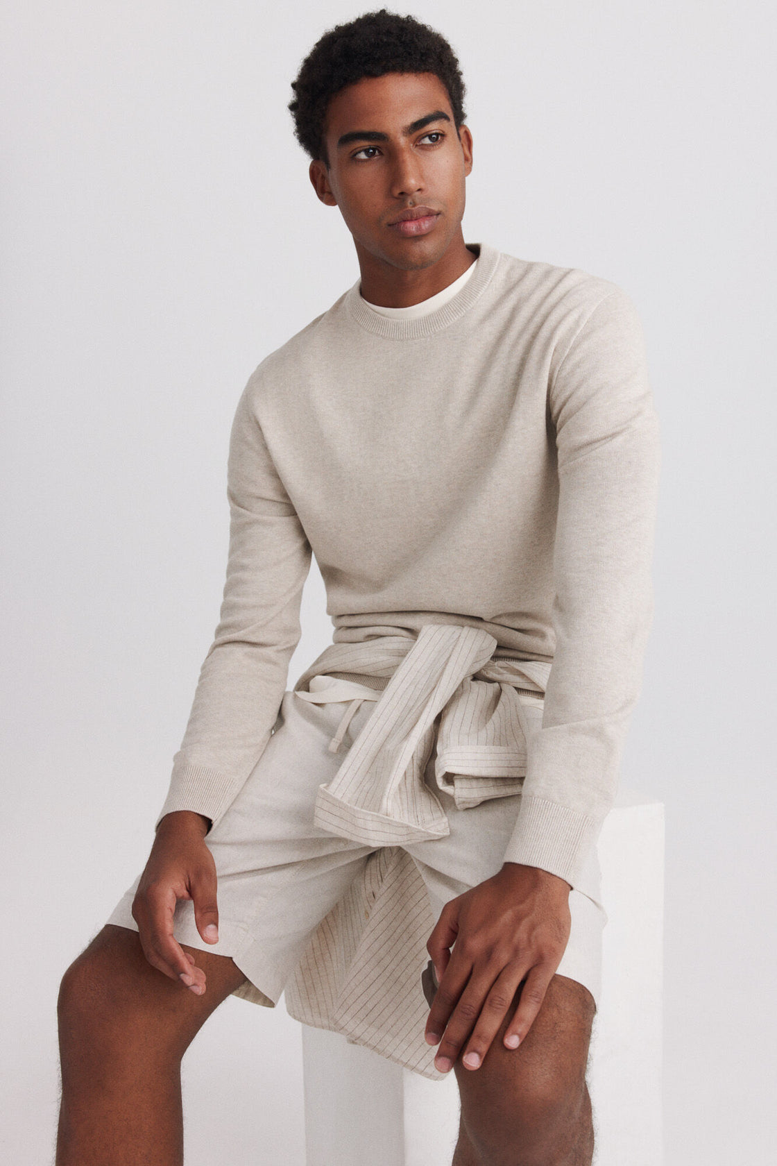 M CREW NECK BASIC PULLOVER GG12