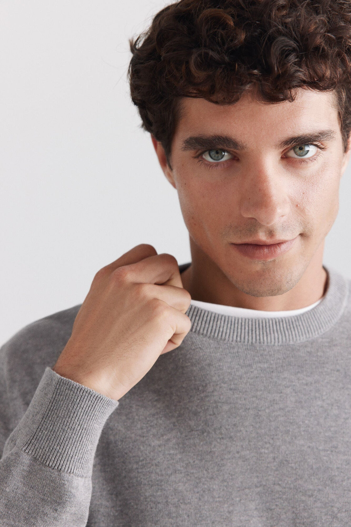 M CREW NECK BASIC PULLOVER GG12
