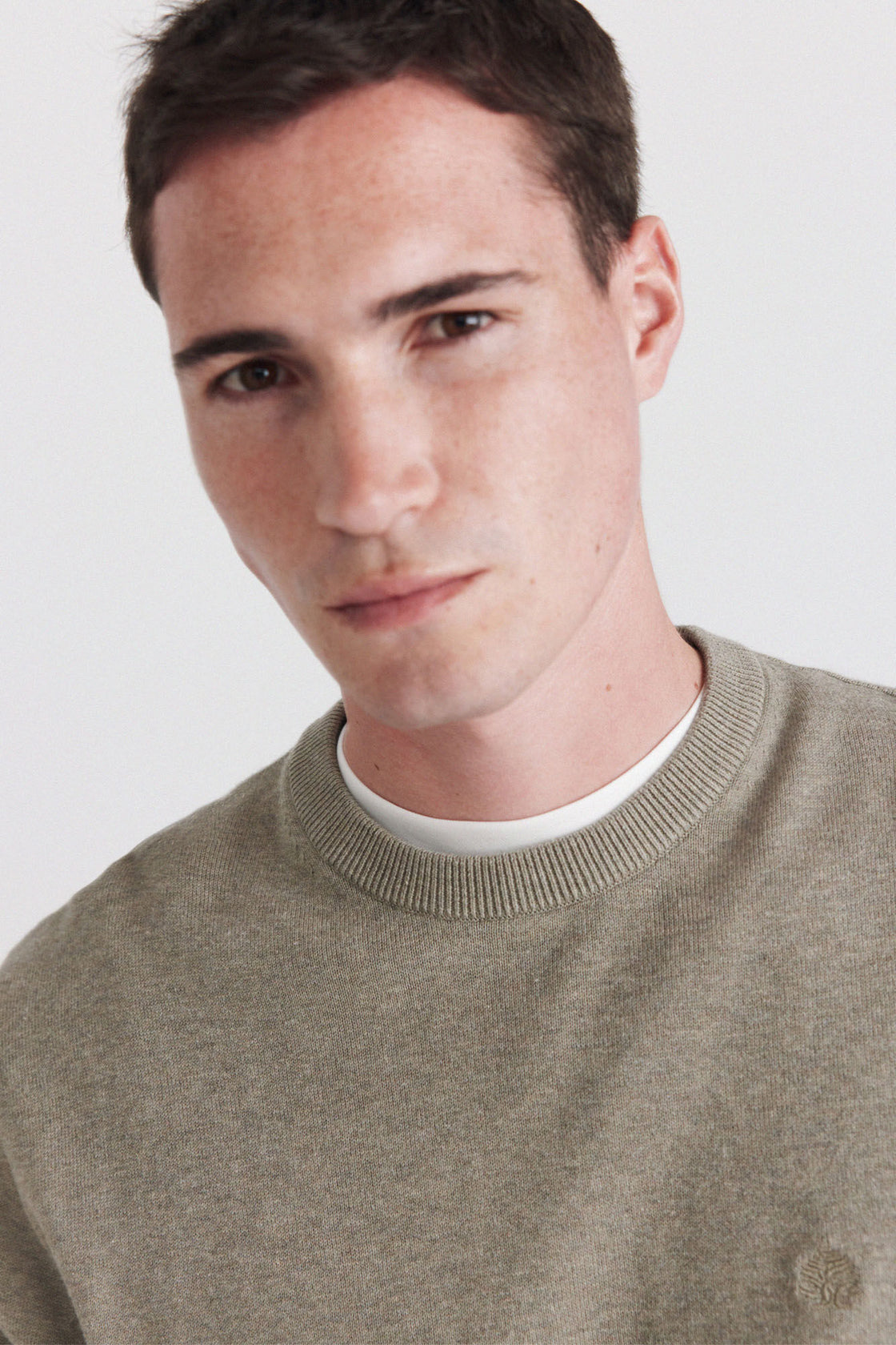 M CREW NECK BASIC PULLOVER GG12