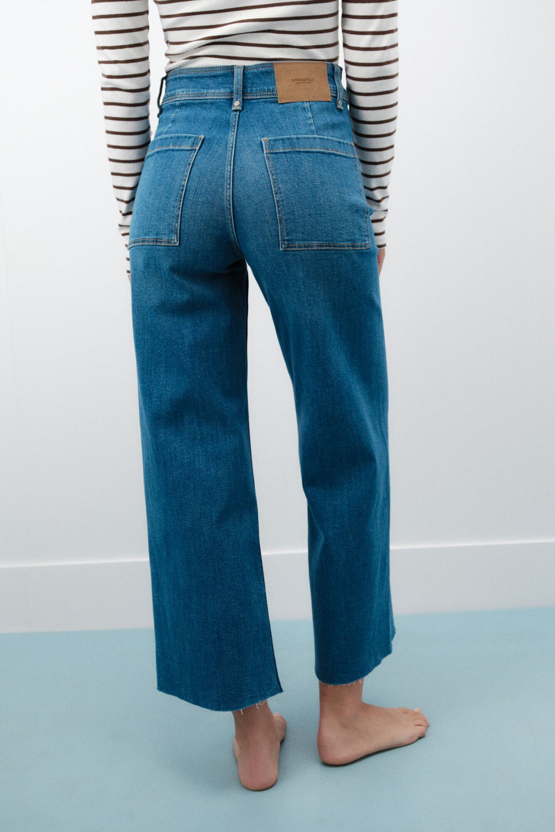 W BASIC SAILOR HIGH WAIST JEANS