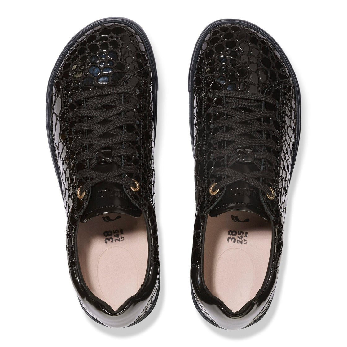 r1029654  n1029733BEND LOWHIGH SHINE CROC BLACK | NATURAL LEATHER