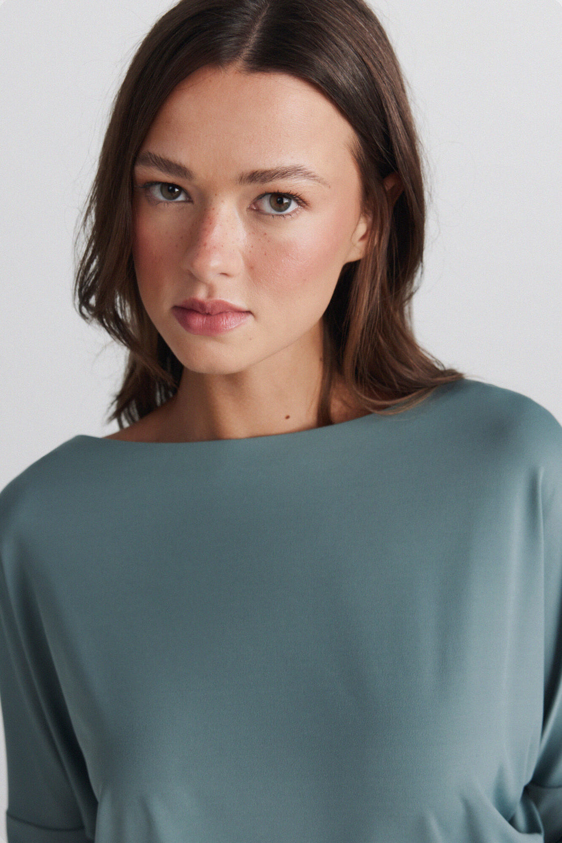 W BOAT NECK L/S T-SHIRT