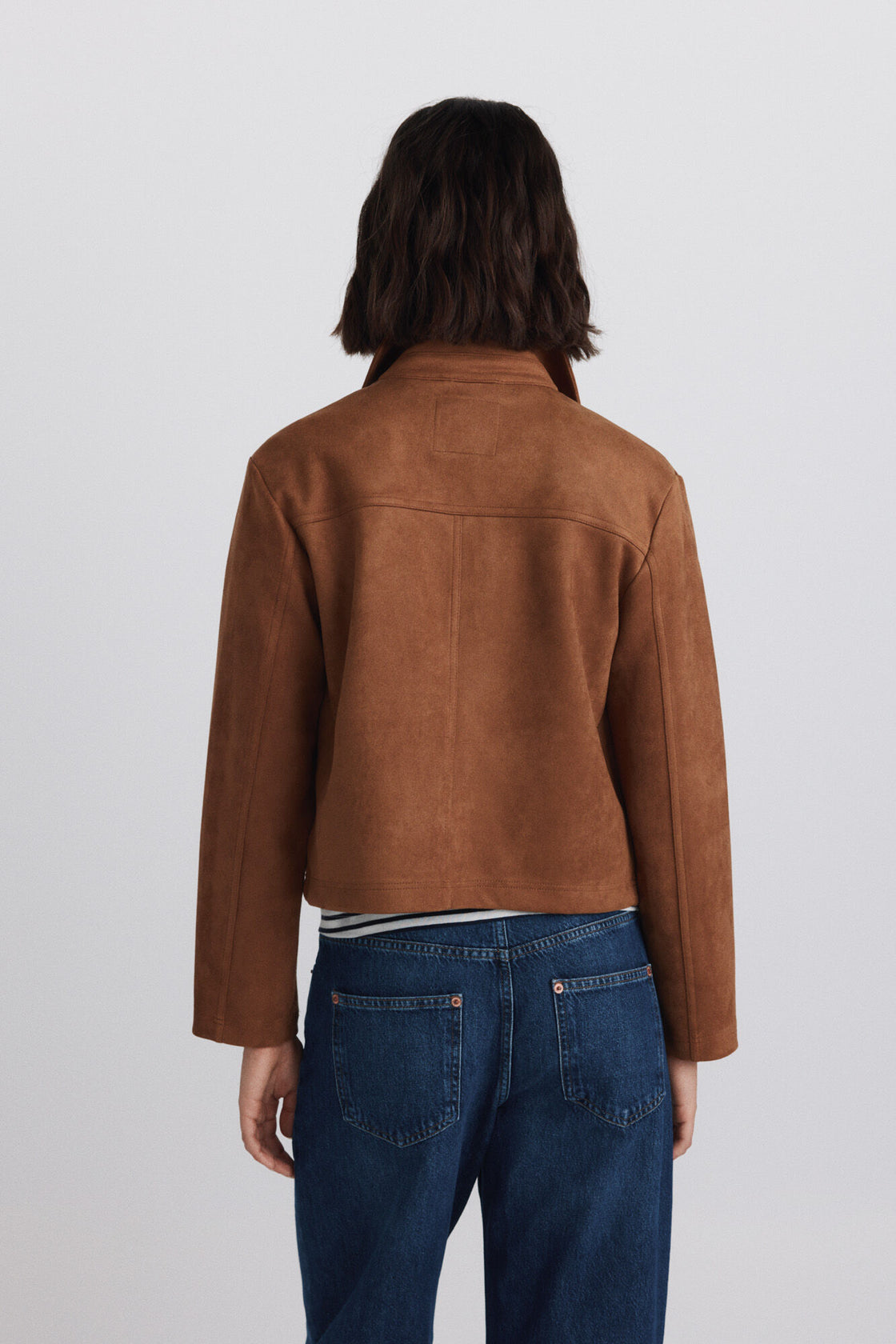 W SUEDE OVERSHIRT