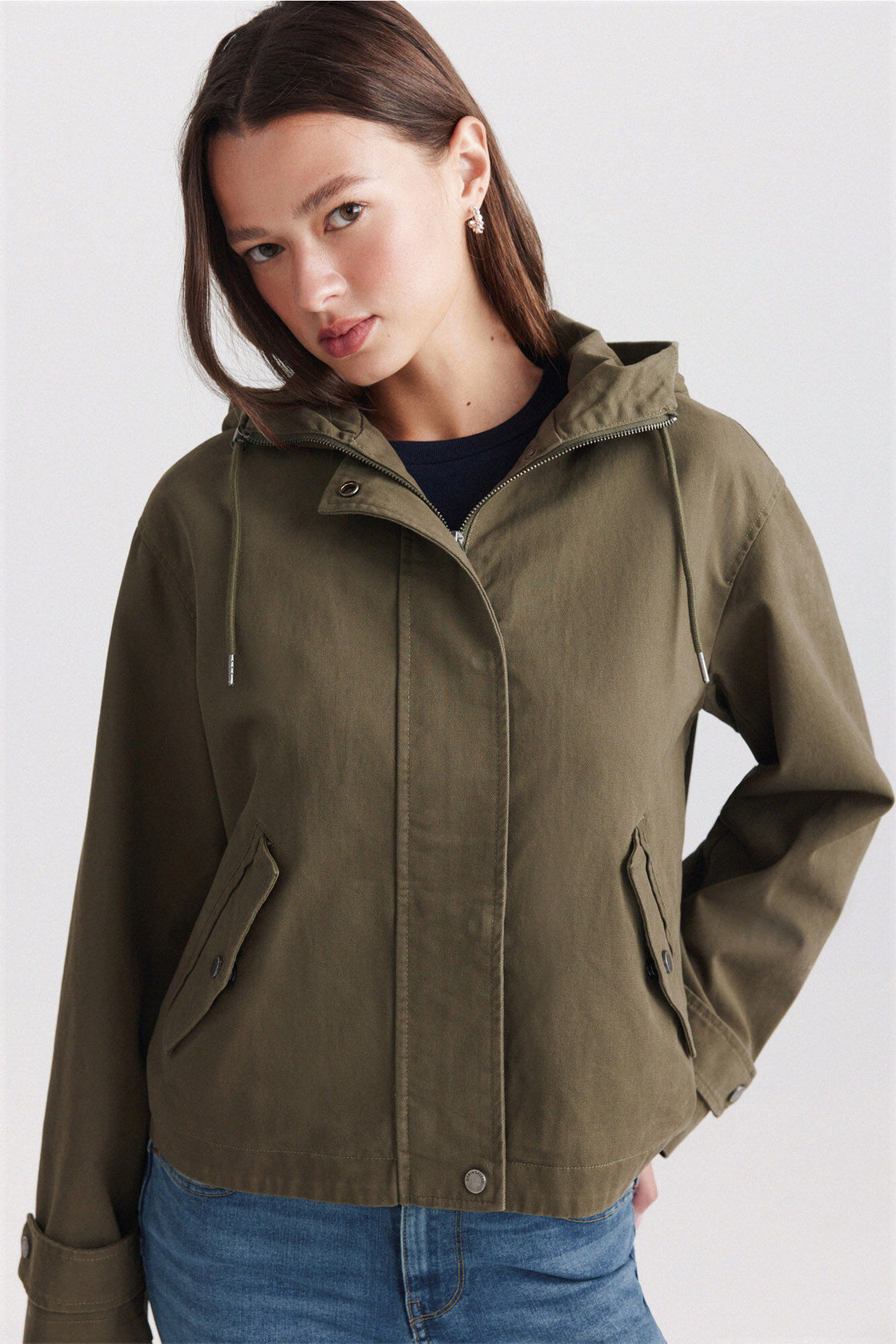 W SHORT COTTON PARKA