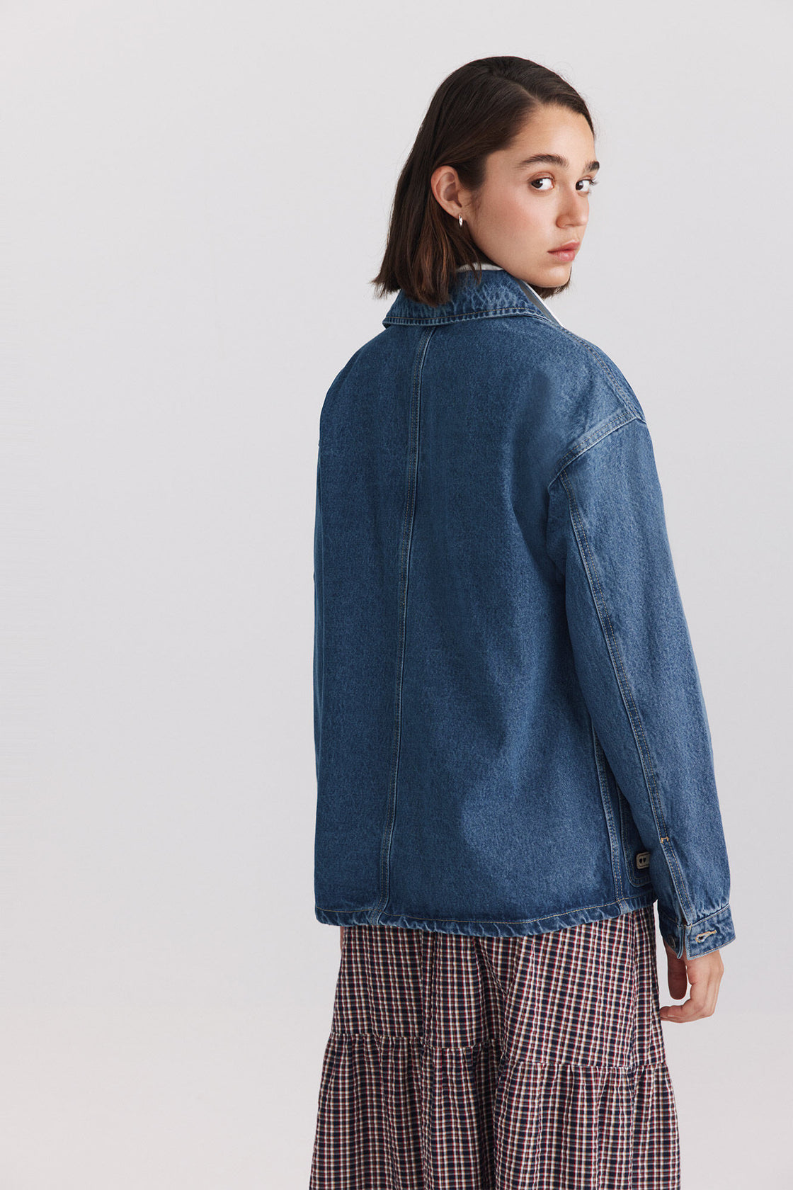 W DENIM JACKET WITH PATCH