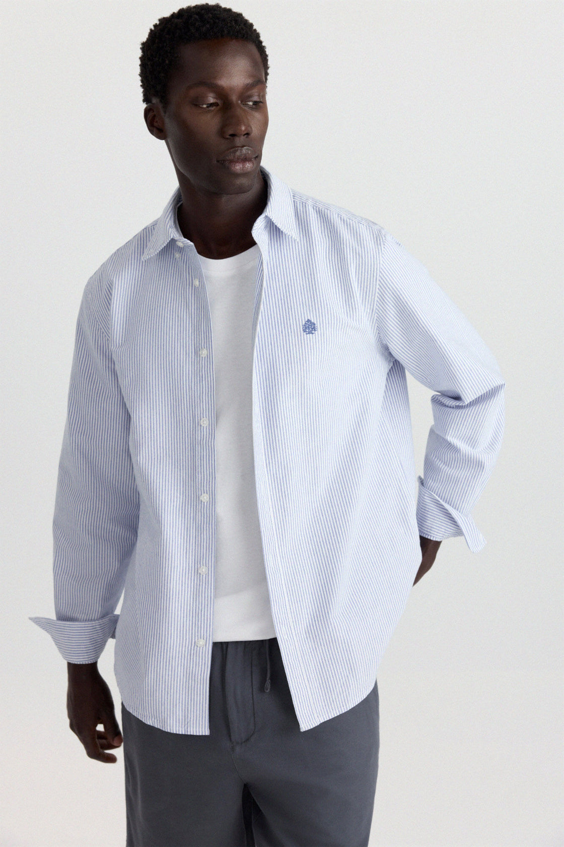 M ORIGINAL STRIPED OXFORD L/S SHIRT