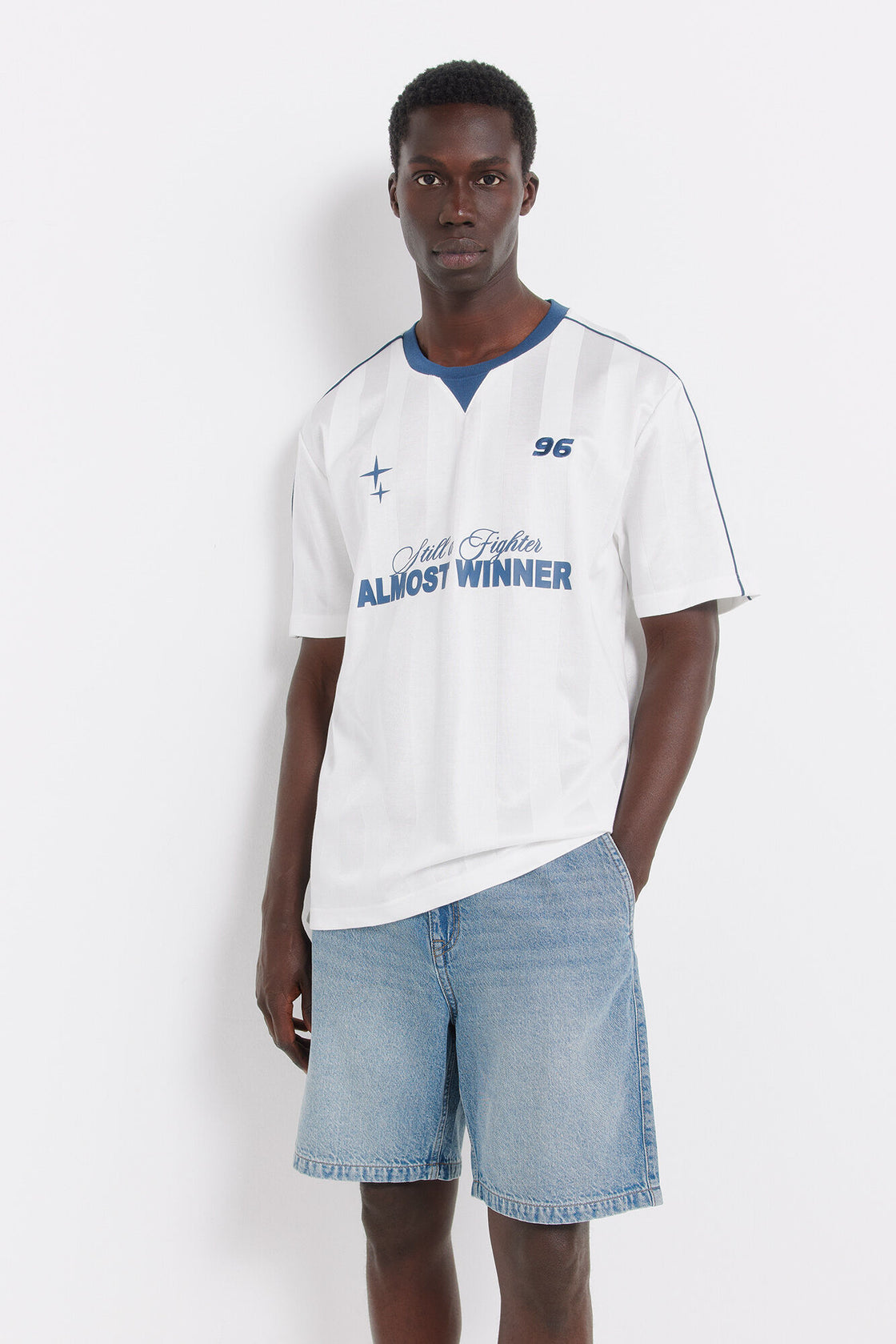 M BERM CHINO DENIM MED