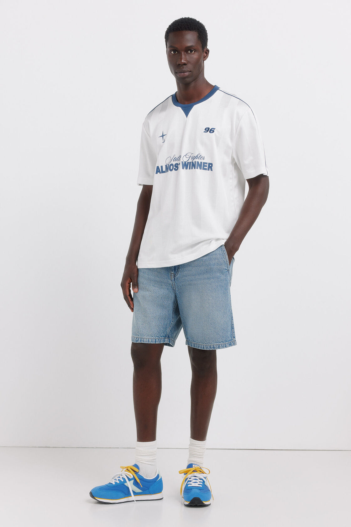 M BERM CHINO DENIM MED