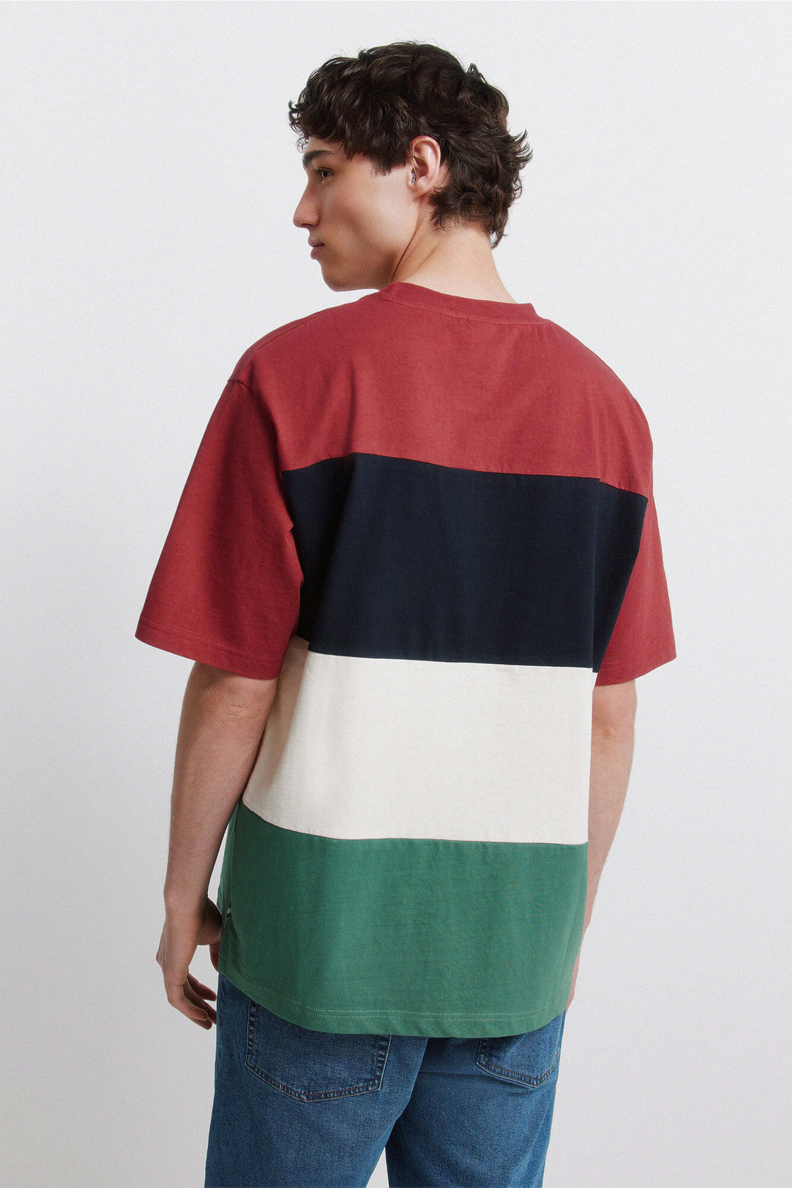 M CAMISETA BLOQUE NÚMERO PARCHE