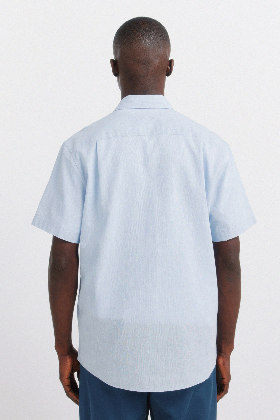 M LINEN BASIC SHORT SLEEVE