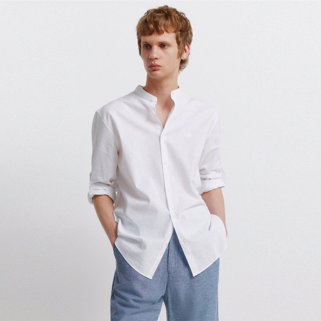 M LINEN LONG MAO