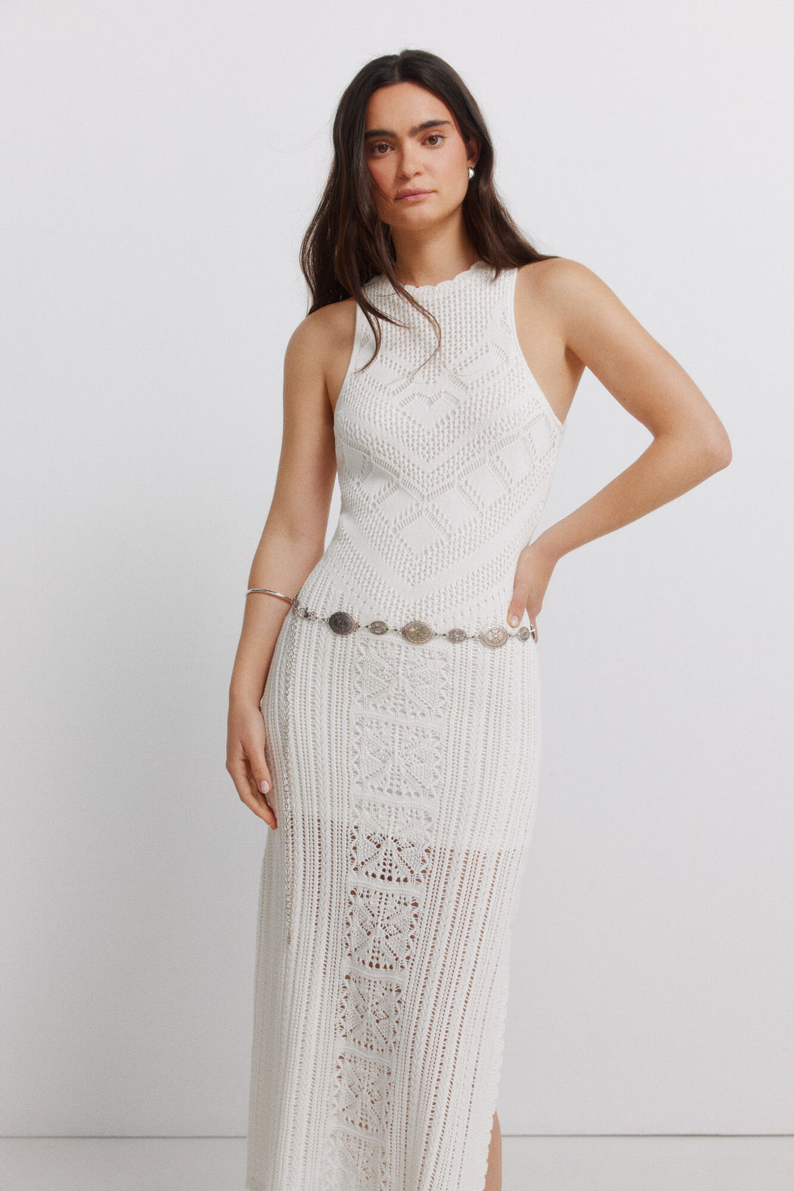 W 8.T.AP.VESTIDO ECRU