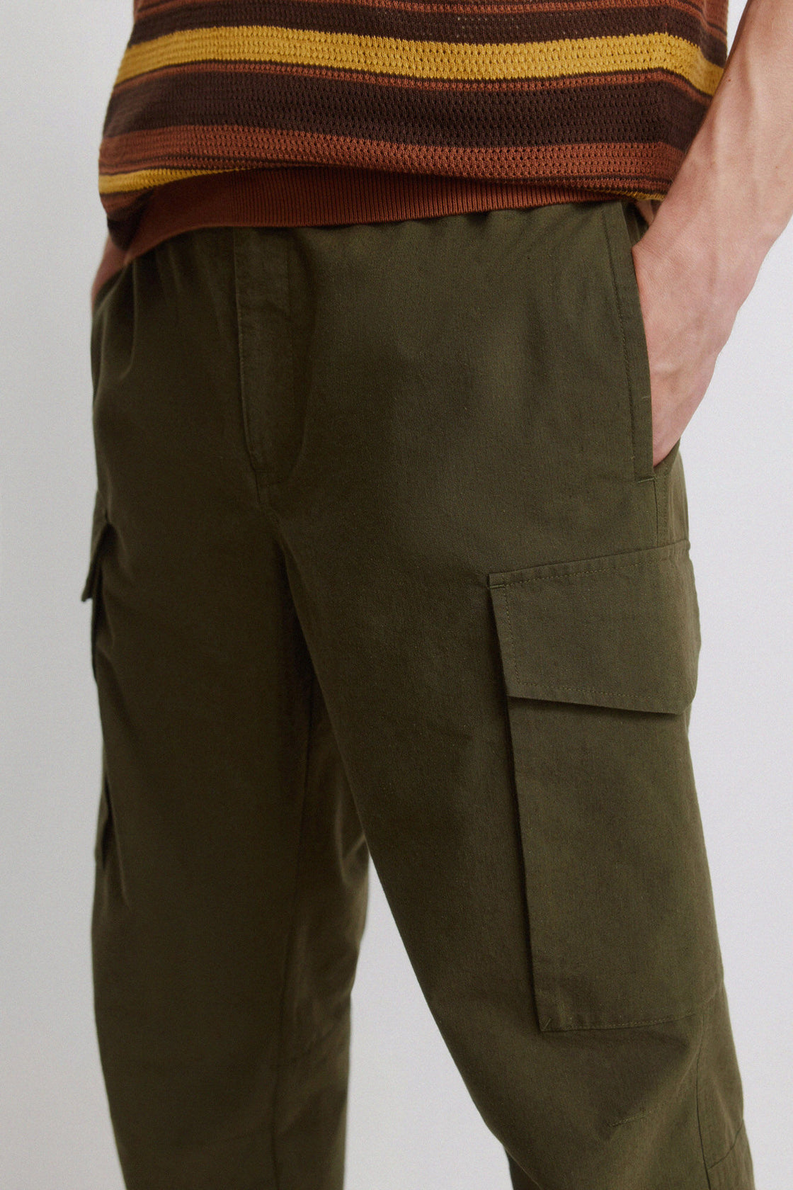 M CHINO CARGO LINO STRAIGHT