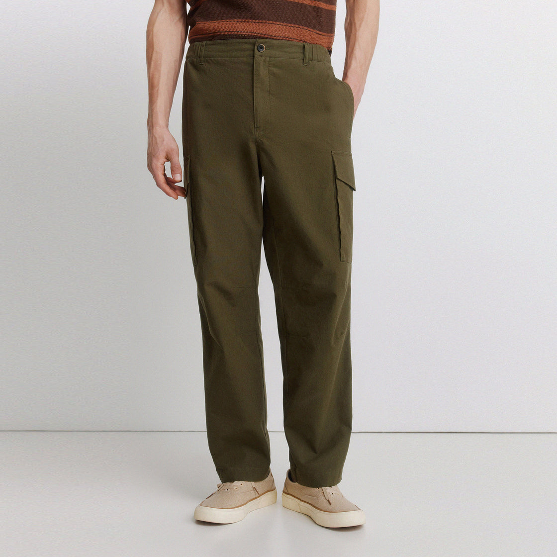 M CHINO CARGO LINO STRAIGHT