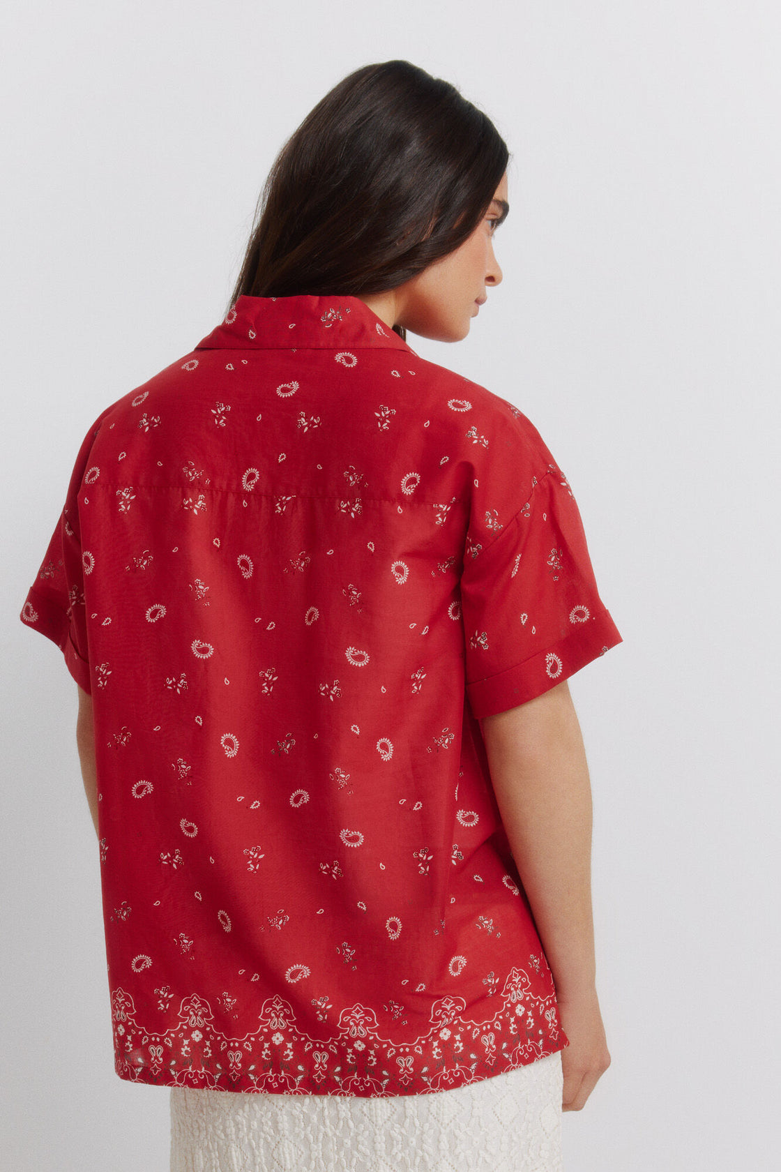 W 9.G.A.CAMISA BANDANA ROJA