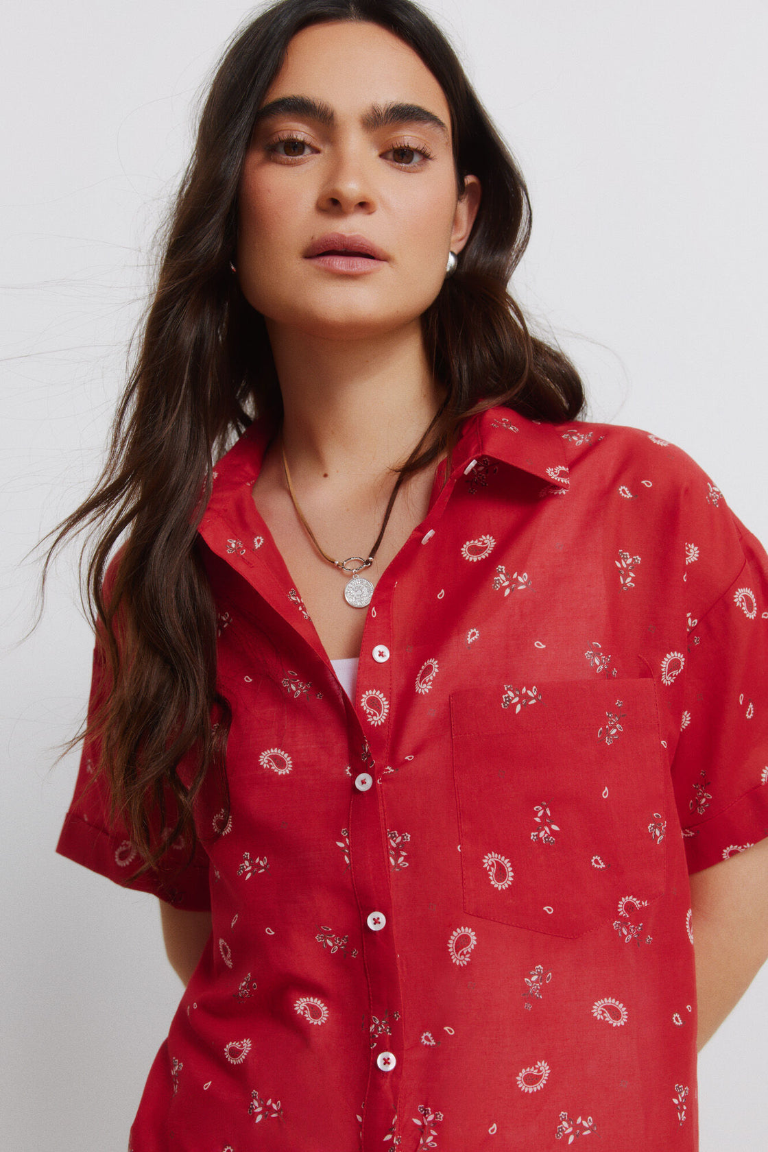W 9.G.A.CAMISA BANDANA ROJA