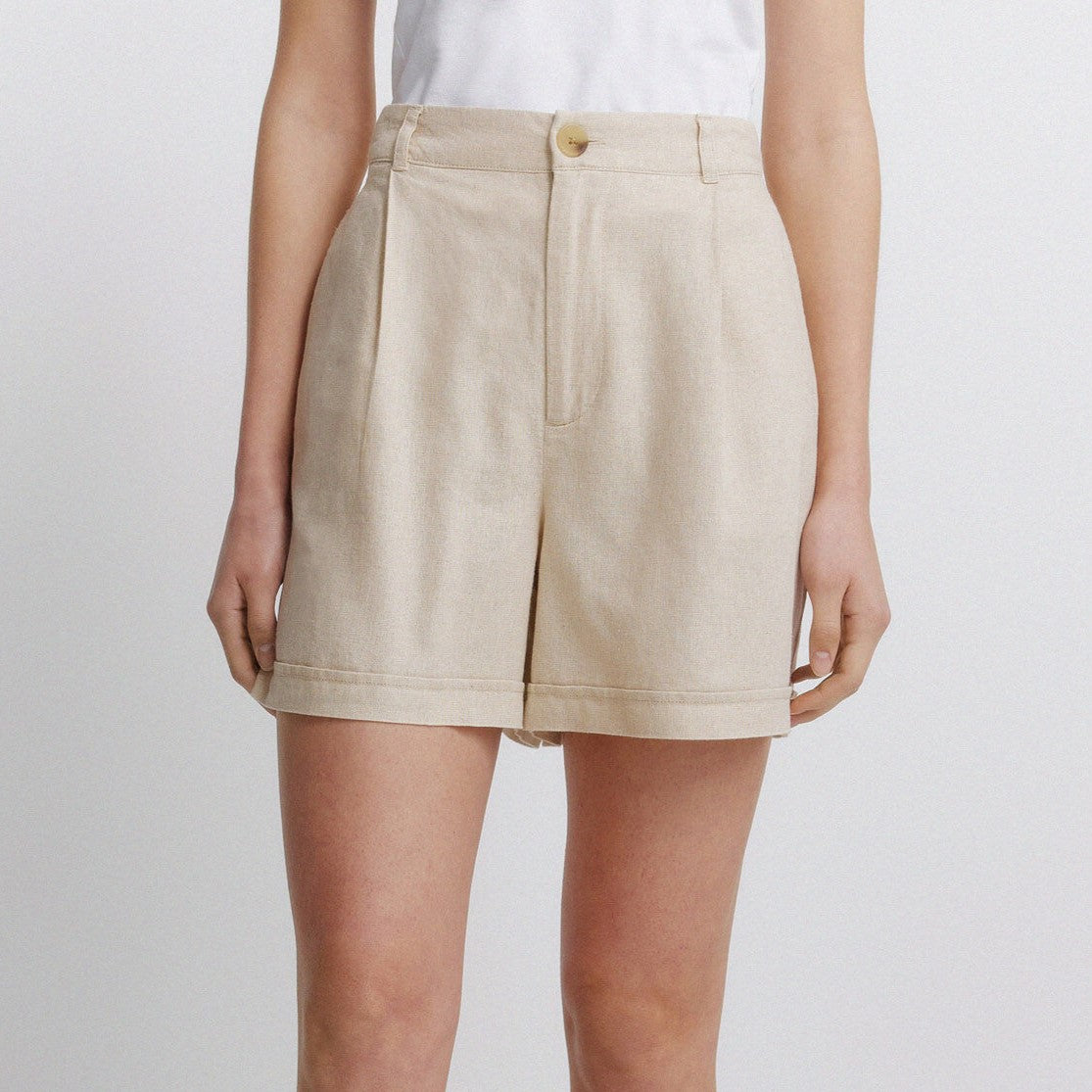 W 8.T.B.SHORT LINO CINTURON PIEDRA