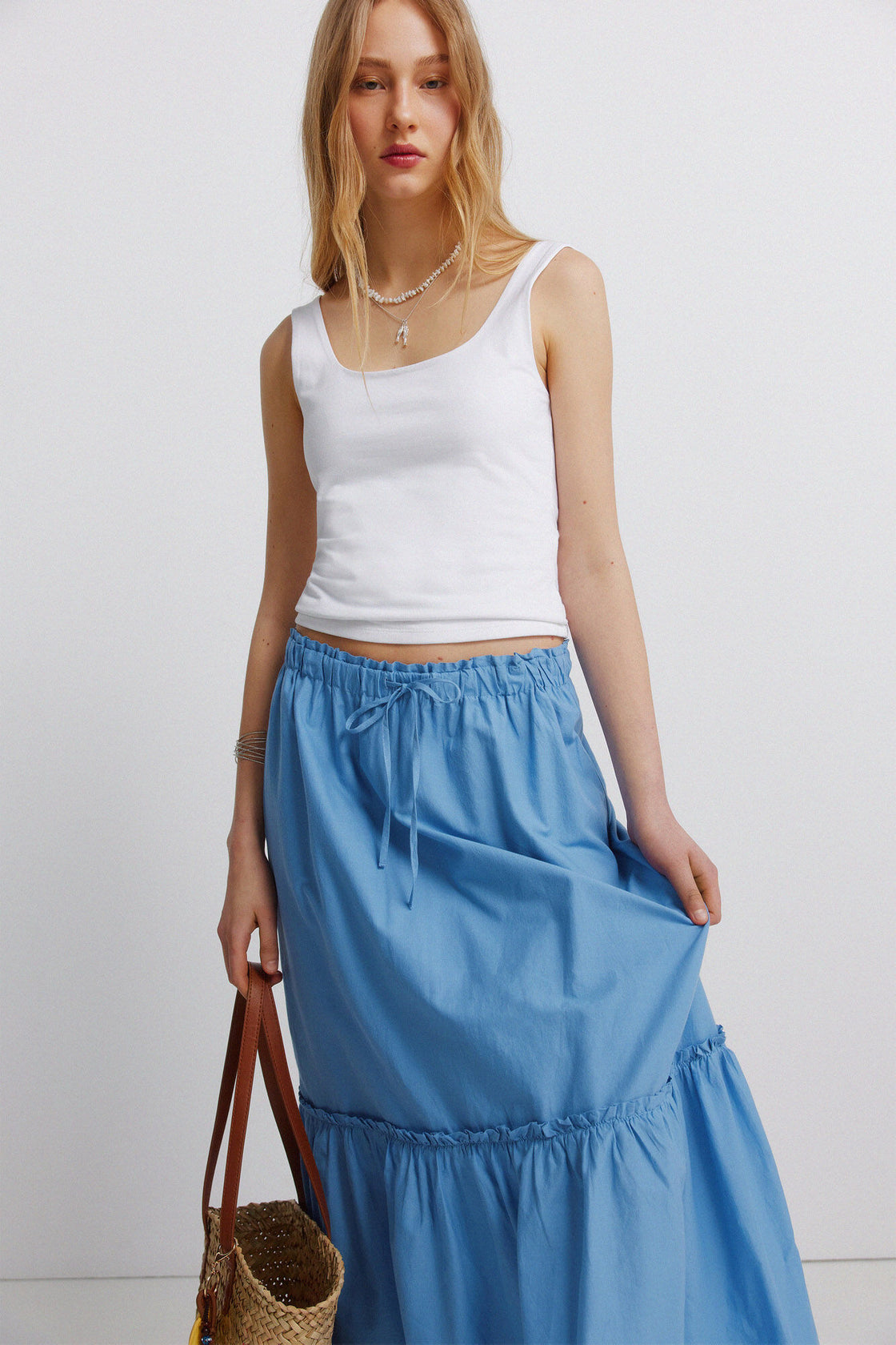 W 8.G.M.FALDA MIDI ALG VOILE