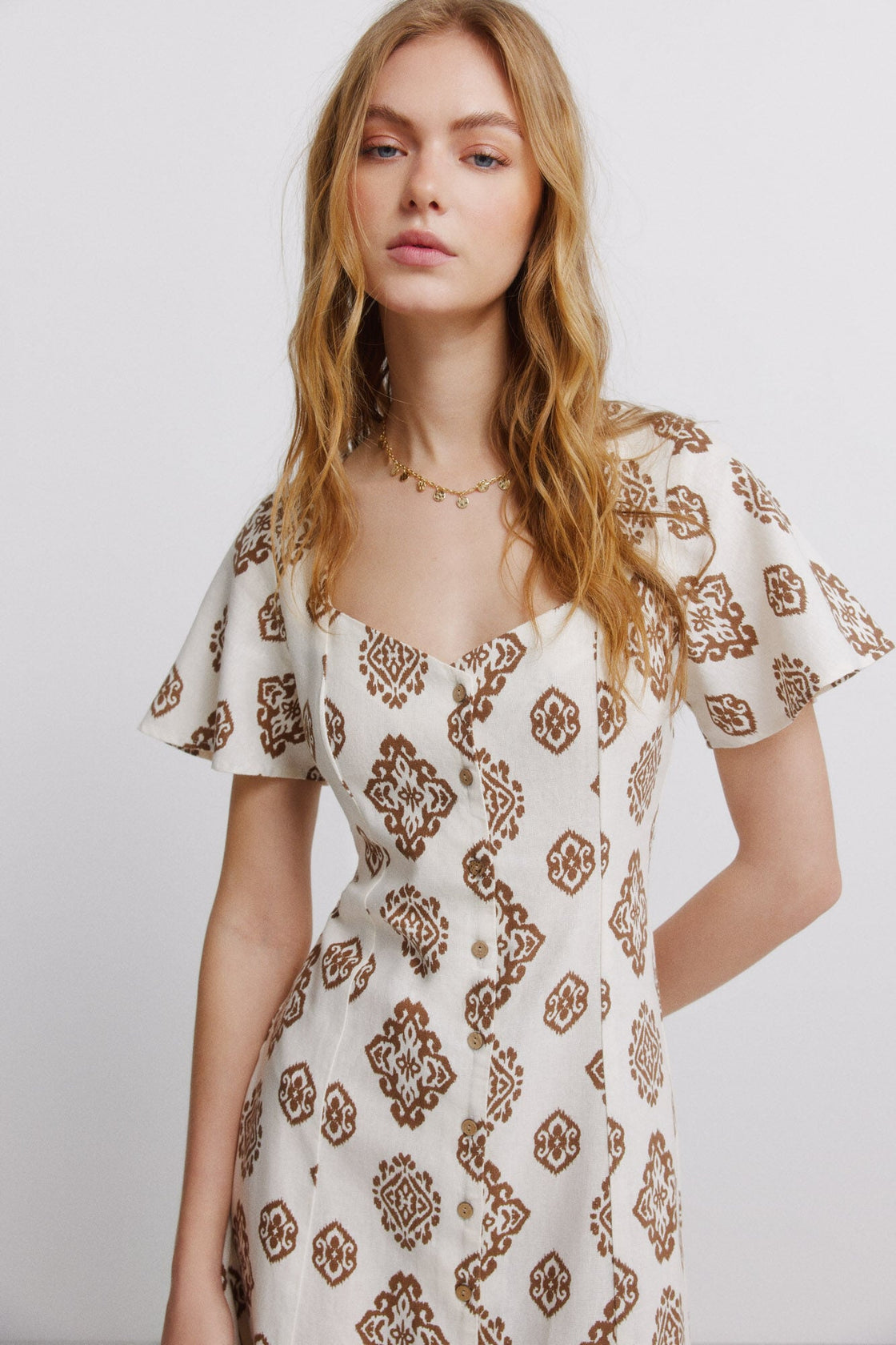 W 7.T.M.MIDI LINO MC MANDALA MARRON