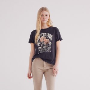 W SHORT SLEEVE T-SHIRT OPTIMISM