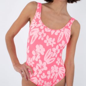 W FLOWER SCRUNCH MAX MODERATE ONE PIECE