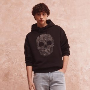 M KNITTED SWEATER W/HOOD