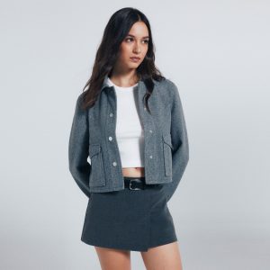 WOMEN WOVEN JACKET