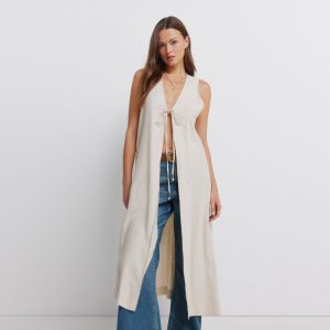WOMEN WOVEN VEST